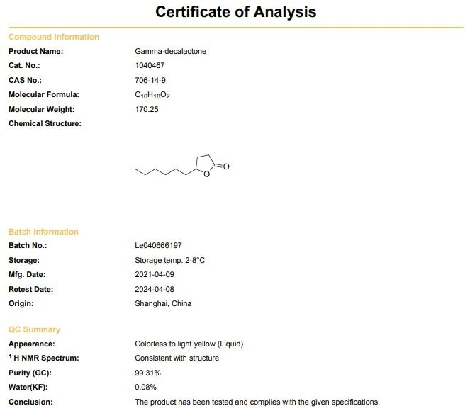 hydroxydecanoic COA | Shaanxi BLOOM Tech Co., Ltd hydroxydecanoic COA | Shaanxi BLOOM Tech Co., Ltd