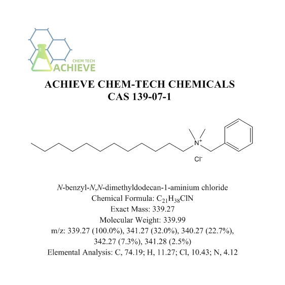 CAS 139-07-1 Benzyldimethyldodecylammonium chloride (DDBAC) | Shaanxi BLOOM Tech Co., Ltd CAS 139-07-1 Benzyldimethyldodecylammonium chloride (DDBAC) | Shaanxi BLOOM Tech Co., Ltd