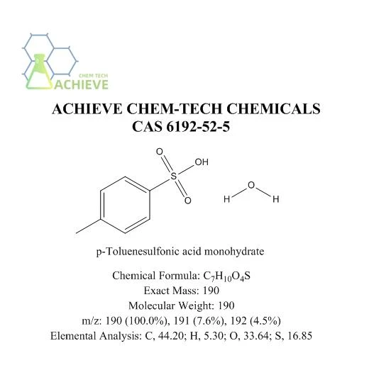 Monohydrat kwasu P-toluenosulfonowego CAS 6192-52-5