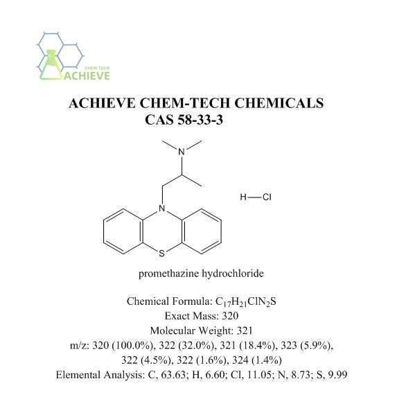 Promethazine Hydrochloride Powder CAS 58-33-3