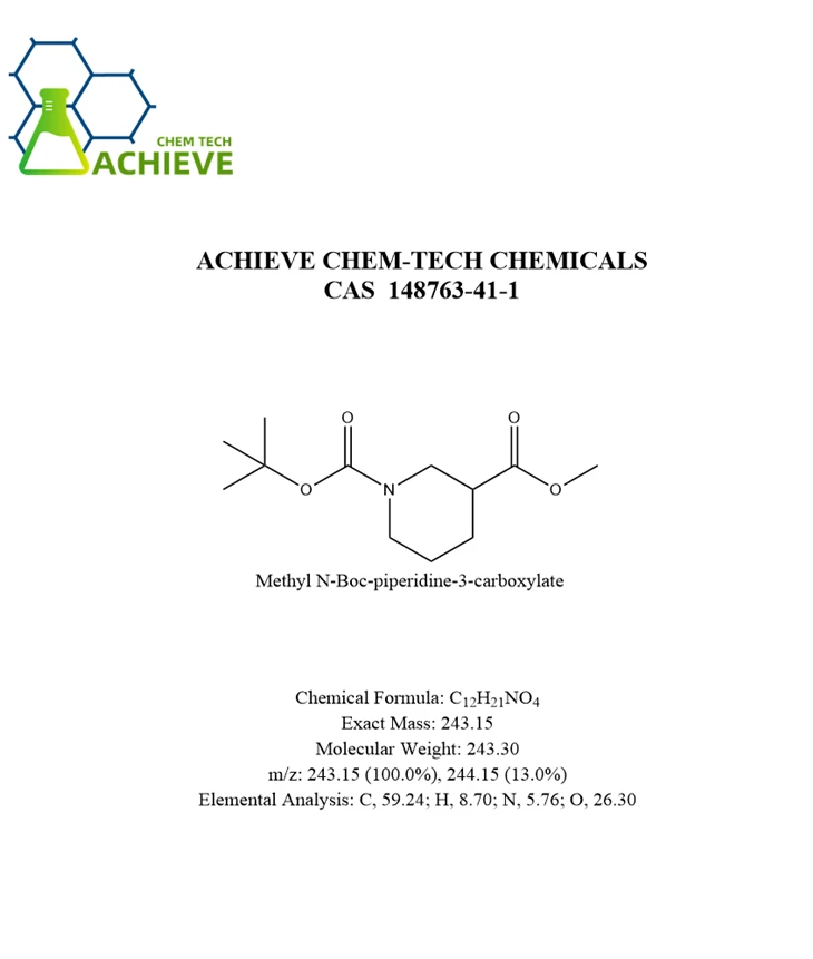 Methyl N-Boc-piperidine-3-carboxylate CAS 148763-41-1