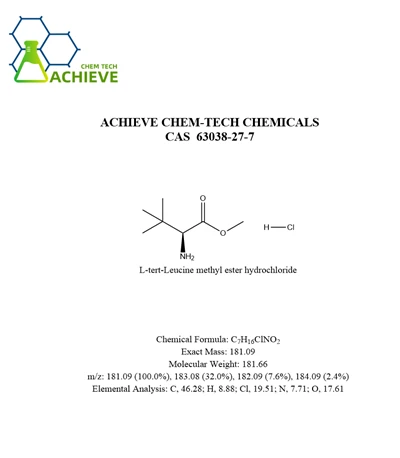 L-tert-Chlorowodorek estru metylowego leucyny CAS 63038-27-7