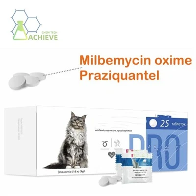 Tabletki oksymu milbemycyny i prazykwantelu